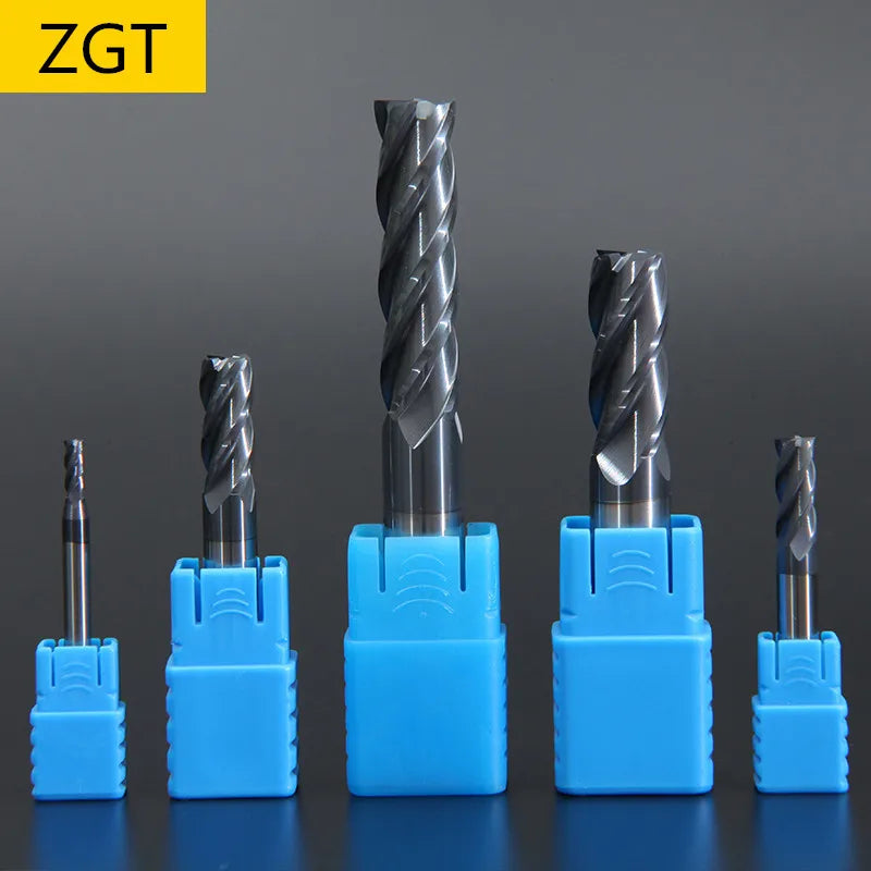 Fresa de topo de liga de aço carboneto ZGT HRC50