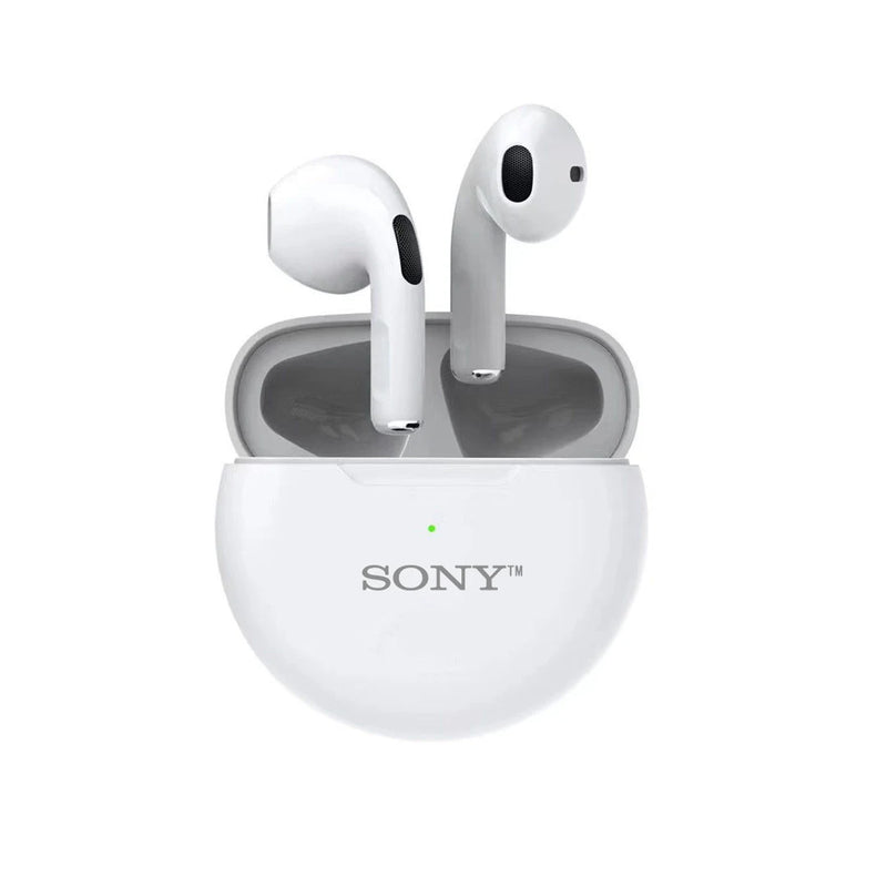 🎧 Fone de Ouvido Sony TWS 9D – Alta Fidelidade e Conexão Sem Fio de Verdade Compatível com iPhone, Xiaomi, Android e iOS | Microfone Integrado | Com Cabo de Carregamento
