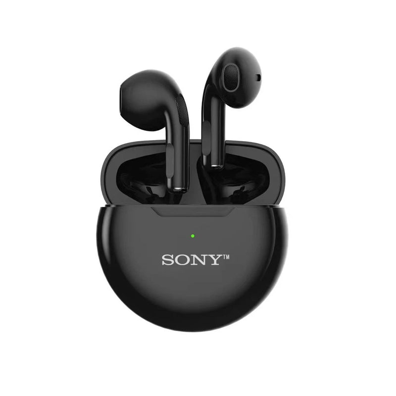 🎧 Fone de Ouvido Sony TWS 9D – Alta Fidelidade e Conexão Sem Fio de Verdade Compatível com iPhone, Xiaomi, Android e iOS | Microfone Integrado | Com Cabo de Carregamento