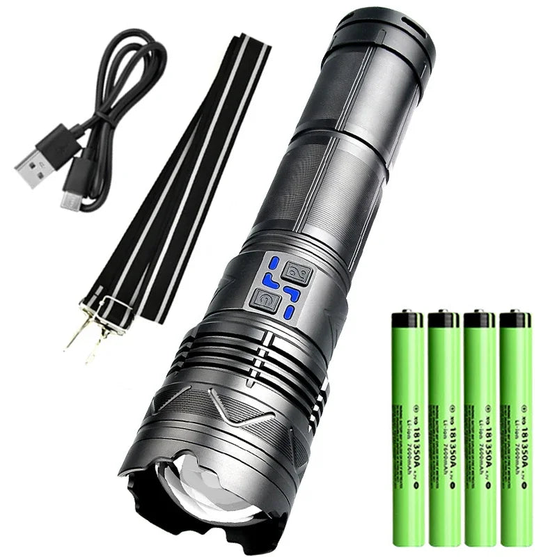 Lanterna Laser Branca de Alta Potência – Iluminação Profissional para Qualquer Situação!