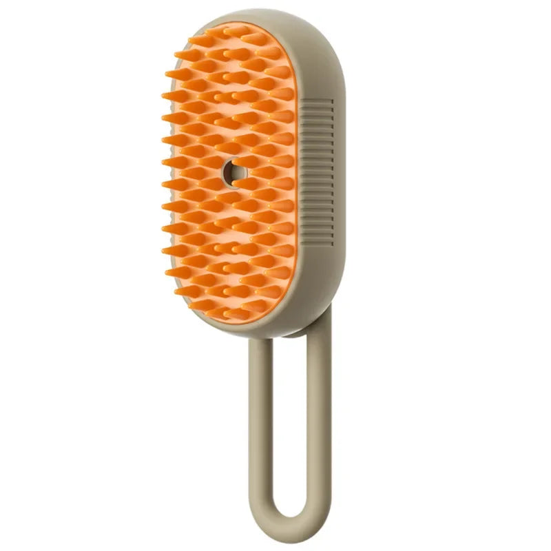 Escova vaporizadora 3 em 1 para cães e gatos